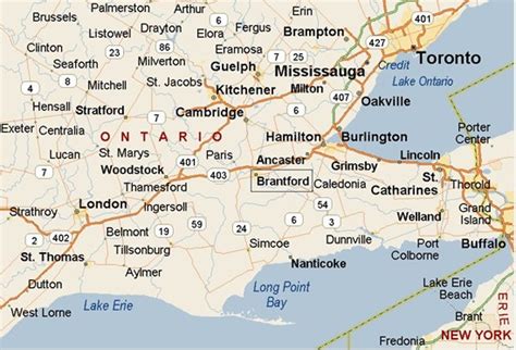 Where is Brantford, Ontario? see area map & more