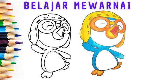 Buku Belajar Mewarnai Gambar Kartun Pororo Si Penguin Kecil | Porn Sex ...