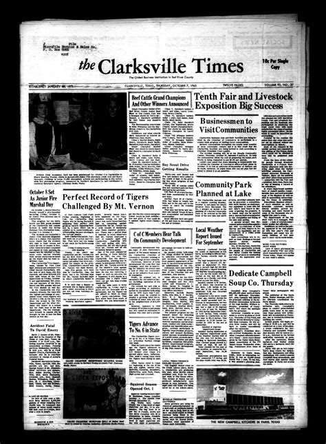 The Clarksville Times (Clarksville, Tex.), Vol. 93, No. 37, Ed. 1 ...