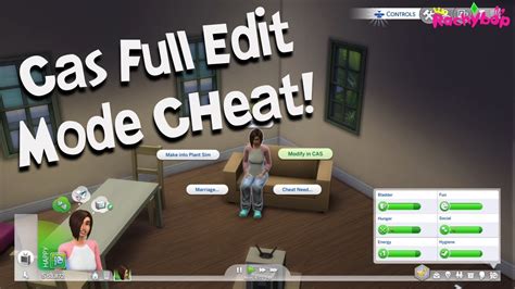 The Sims 4 on console CAS full edit mode CHEAT [PS4] - YouTube