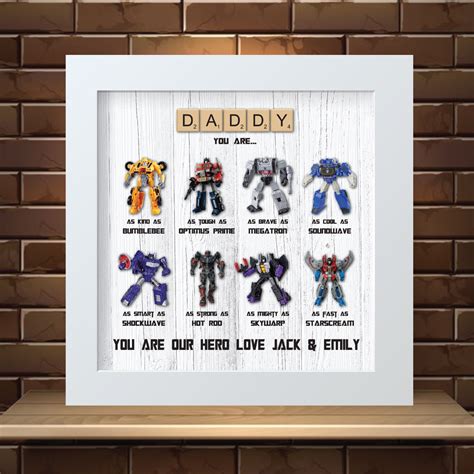 Transformers Fathers Day Frame - Creations4U