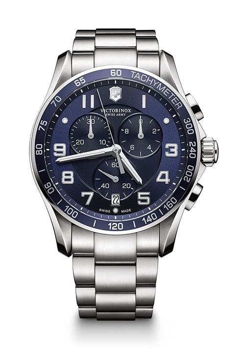 Victorinox Chrono Classic Chronograph Blue Dial 45mm Men's Watch