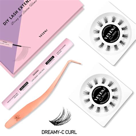 Veyes Inc DIY Lash Clusters Kits Veyelash Dropshipping Eyelash Extension Wisps Volume Segmented ...