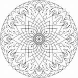 Printable Mandalas Coloring Pages sketch template