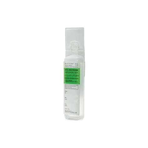 Dextrose 25% Injection 25 ml - Uses, Formula, Side Effects