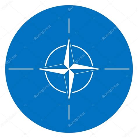 NATO flag button Stock Vector Image by ©konstsem #46956405