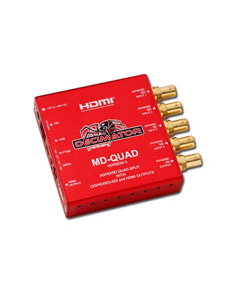 DECIMATOR Design 12G-CROSS HDMI / SDI 4K Cross Converter - SHOWTECHNIX