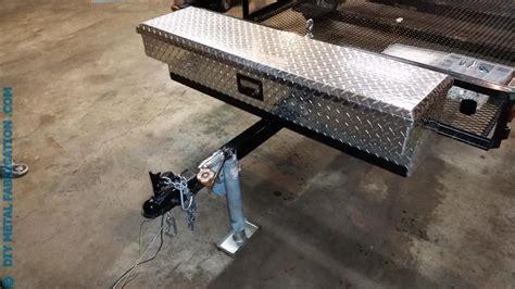 Adding Toolbox and Jack to tongue of Trailer – DIY METAL FABRICATION .com