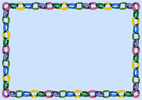 Party Chain Border Template Free Stock Photo - Public Domain Pictures