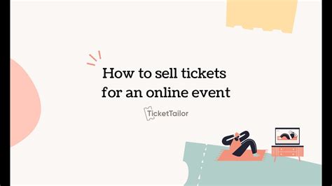 How to sell tickets for an online event - YouTube