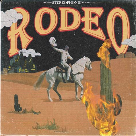 playboi - Travis Scott - Rodeo (vintage vinyl cover) ©2016...