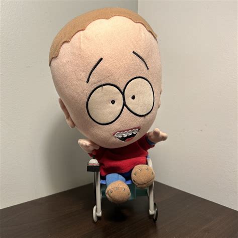 South Park 2002 12" Talking Timmy Wheelchair Plush Stuffed Toy (Read ...