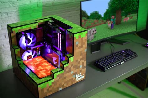 Minecraft themed Gaming PC by YouTube: Nate Gentile : pcmasterrace