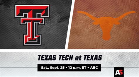 Texas Tech vs. Texas Football Prediction and Preview - Athlon Sports