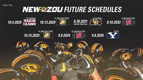 Printable 2024 Mizzou Football Schedule