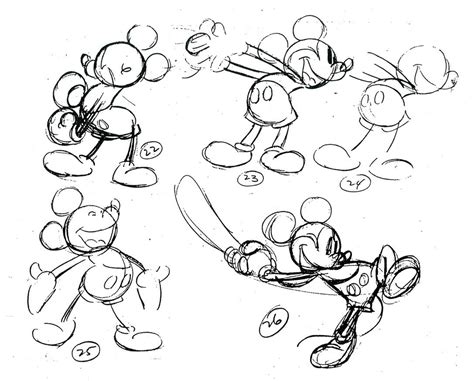 Classic Mickey Mouse Animation Models #illustration #popculture #vintage #disney #mickeymouse # ...