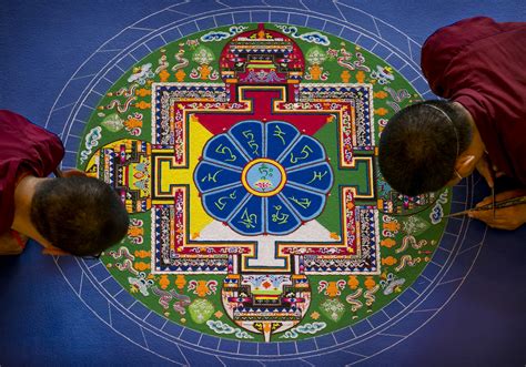 Tibetan monks create sand mandala at Austin City Hall – Collective ...