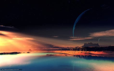 Alien Planet Landscapes Wallpaper - WallpaperSafari