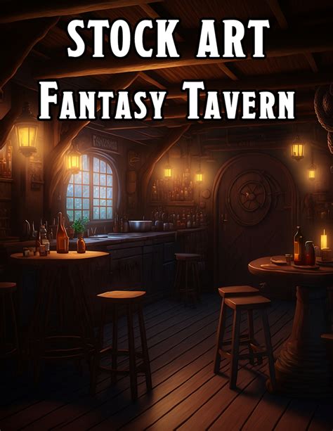 Cover full page - Fantasy Tavern - RPG Stock Art - Dungeon Influence Art | DriveThruRPG.com