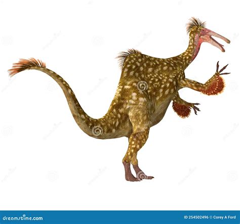 Cretaceous Deinocheirus Tail Royalty-Free Stock Image | CartoonDealer.com #254502496