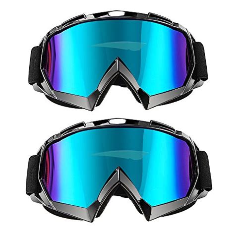 Carperipher Motorcycle Goggles Ski Snowboard Goggles UV400 Protection ...