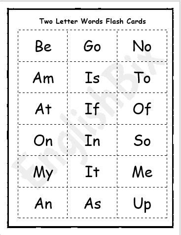 Beginner Two Letter Words In English For Kindergarten / This learning ...