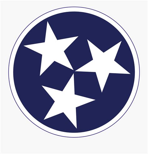 Orange And Black, Tennessee Stars - Tennessee State Flag Circle , Free ...