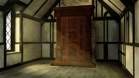 Narnia Wardrobe (fan art) - Finished Projects - Blender Artists Community