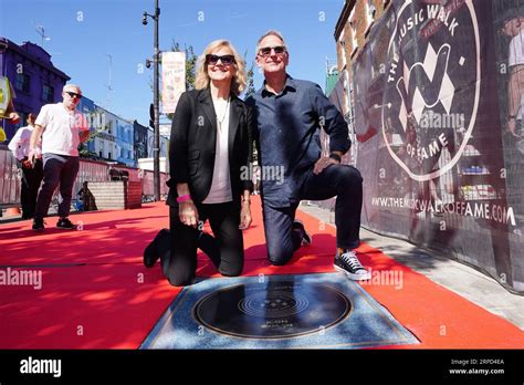 Siblings of Janis Joplin, her sister Laura, and brother Michael attend the Music Walk of Fame on ...