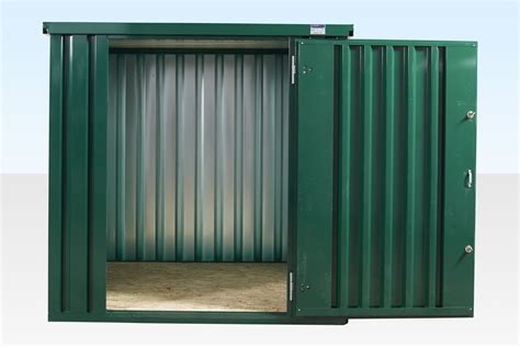 Flat Packed Metal Storage Container (Powder Coated) - Portable Space | Metal storage containers ...