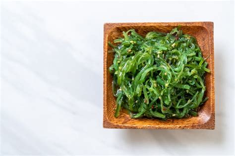 Premium Photo | Seaweed salad -japanese style