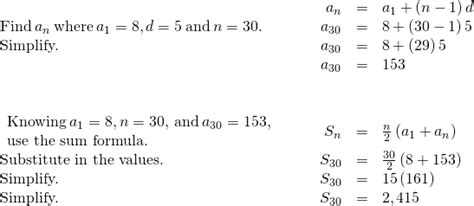 Arithmetic Sequences – Intermediate Algebra