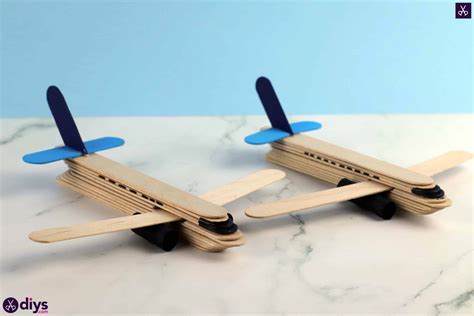 DIY Popsicle Stick Airplane Craft