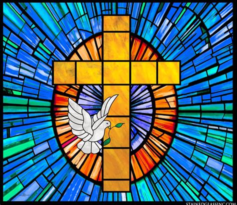 Confirmation At Pentecost Religious Stained Glass Win - vrogue.co