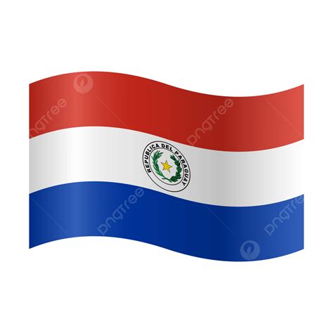 Vector Realistic Of Paraguay Flag, Paraguay, Flag, Paraguay Flag PNG and Vector with Transparent ...