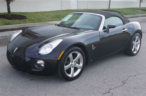 Find used 2007 PONTIAC SOLSTICE GXP CONVERTIBLE LEATHER BLACK ON BLACK ...