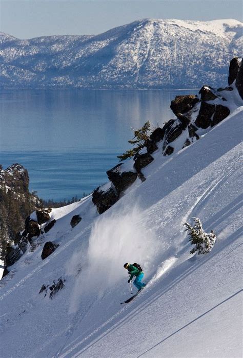 Alpine Meadows ski area, CA - my favorite ski resort at Tahoe #backcountry #offpiste #powder # ...