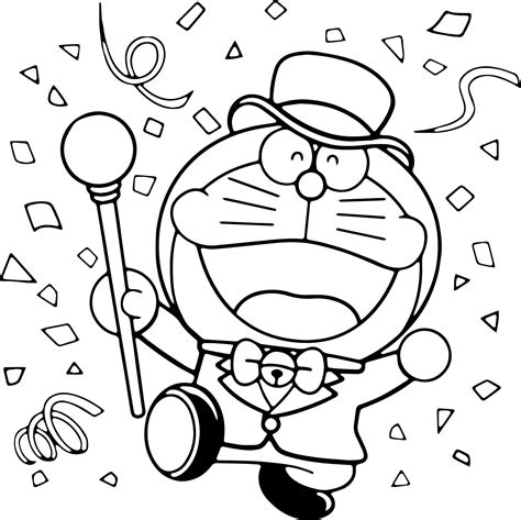 Doraemon Coloring Pages to download and print for free