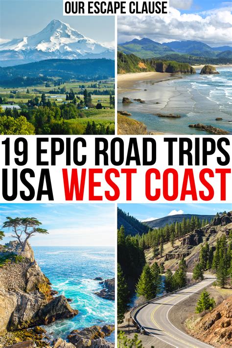 19 Exciting West Coast USA Road Trip Itinerary Ideas