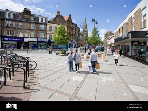 Stirling City Centre, Central Scotland Stock Photo, Royalty Free Image ...