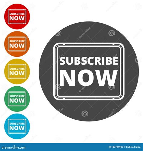 Subscribe Now Sign, Subscribe Now Button Stock Vector - Illustration of ...