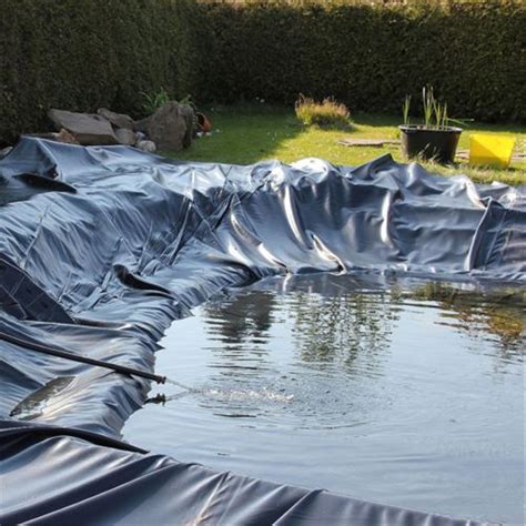 HDPE Fish Pond Liner Landscaping Waterproof Impermeable Membrane Pools ...