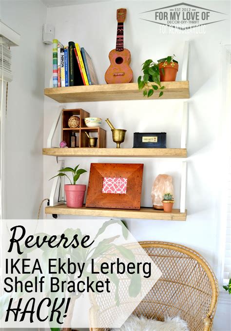 We love open shelves and this a fun take on an IKEA piece. Easy Wall Shelf with Reverse Ikea ...