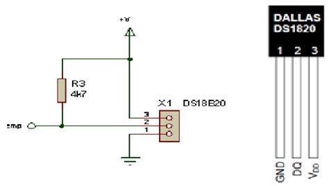 Design of Ds1820 Temperature Sensor | Download Scientific Diagram