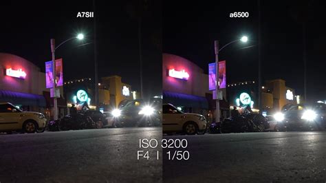 Sony a6500 vs A7SII Low Light Camparison - YouTube