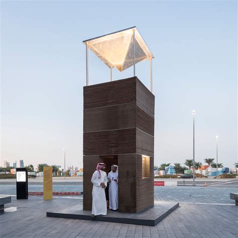 decmyk: MAS Architecture Studio's wind tower keeps visitors cool ...