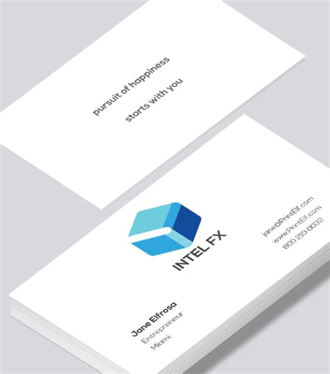 Entrepreneur busines card - Modern Design