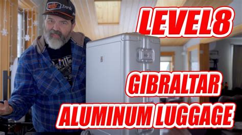 Level 8 Full Aluminum Gibraltar Luggage Review - YouTube