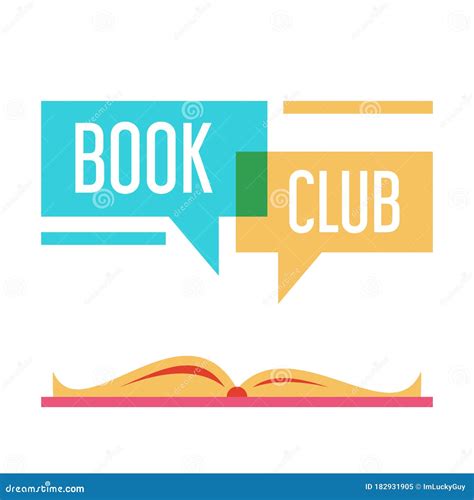 Book Club Concept. Group Of People Sitting Royalty-Free Illustration | CartoonDealer.com #182147757