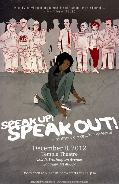 Flyer Design: "Speak Up! Speak Out!"